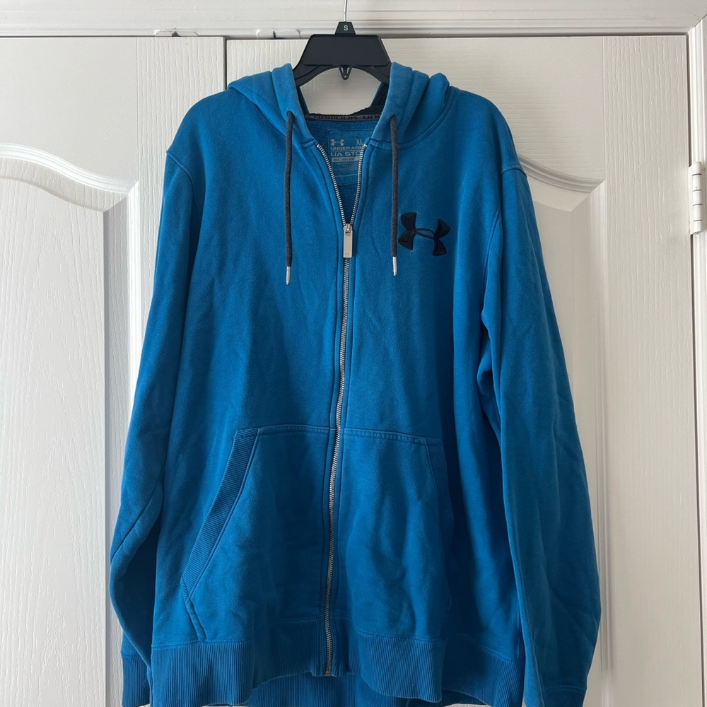 Under Armour Blue Zip-Up Hoodie